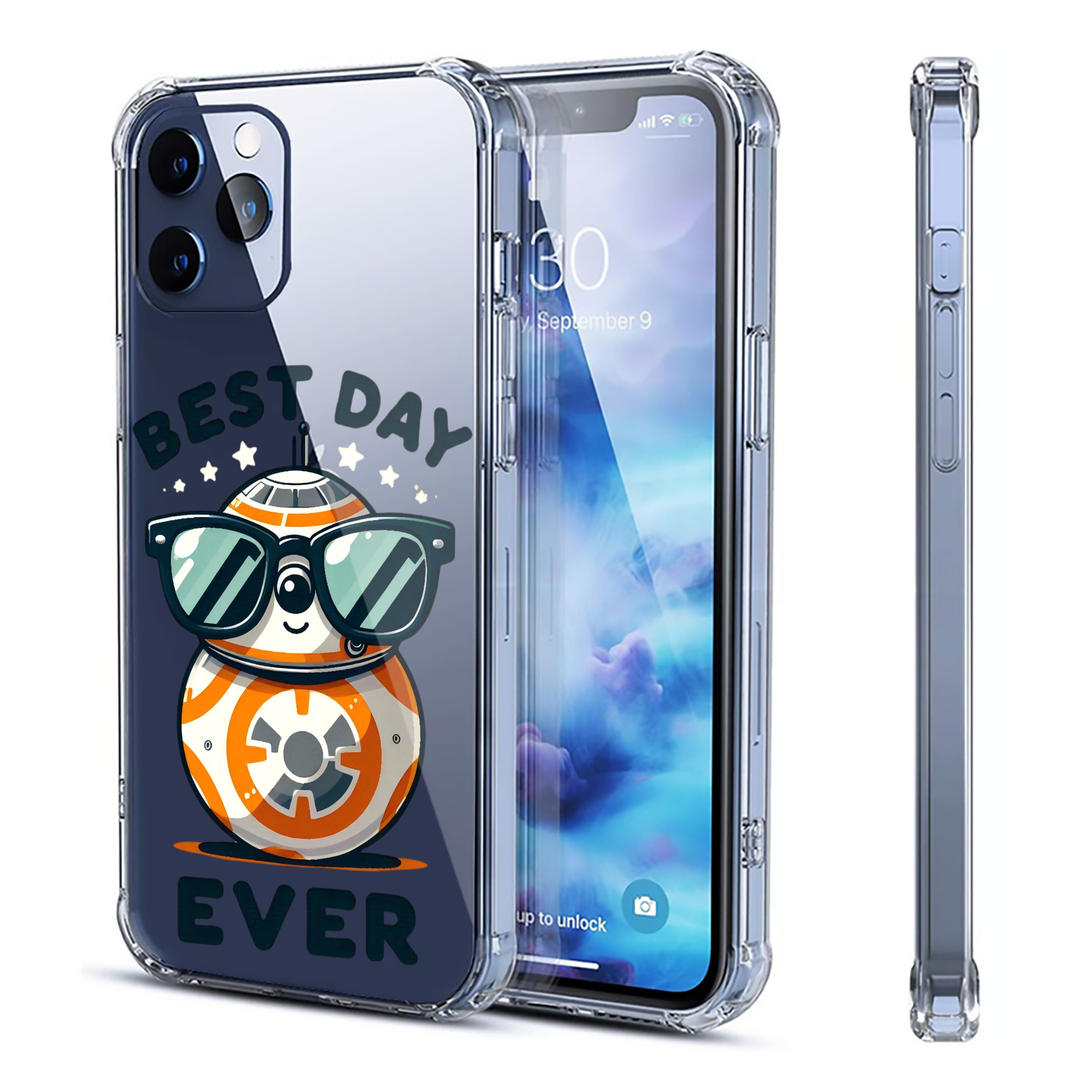 （画像用） スター・ウォーズ Star Wars 【iPhone 12シリーズ対応】透明スマホケース（クリアソフトケース）